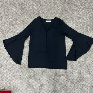 Amanda Uprichard bell sleeve top